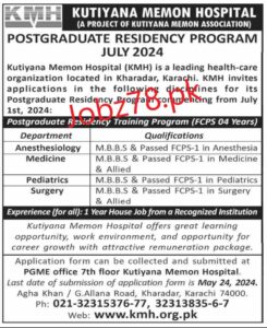KMH Kutiyana Women Hospital Jobs In Khaaradar Karachi Jobs May 2024