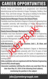 Premier Group of Companies Jobs In DI Khan May 2024
