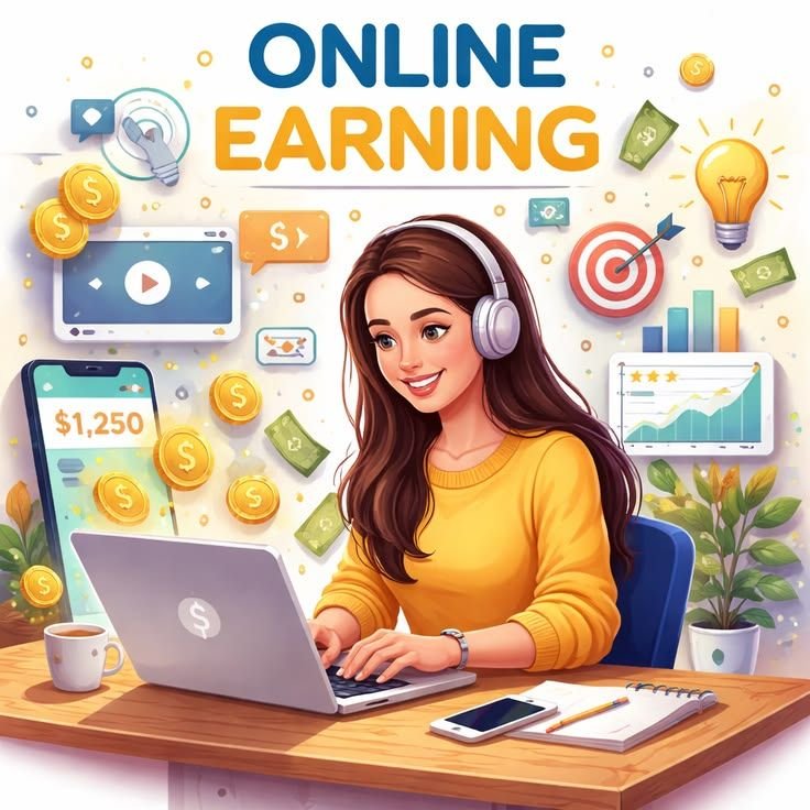 Online earning for home
